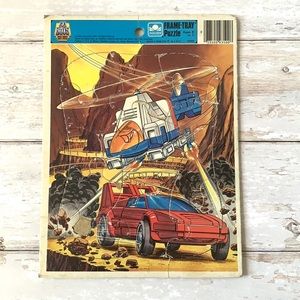 Vintage 1985 Go Bots Frame Puzzle Tonka Golden Kids Toys Retro Classics